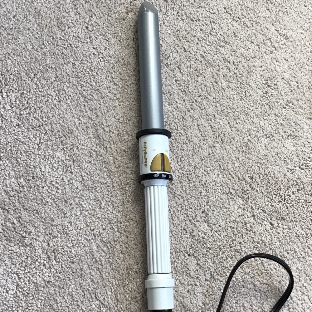 Conair Silver and White Curling Wand